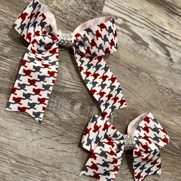 ALABAMA MINI KEYCHAIN BOWS • set of 2 - Picture 8 of 8